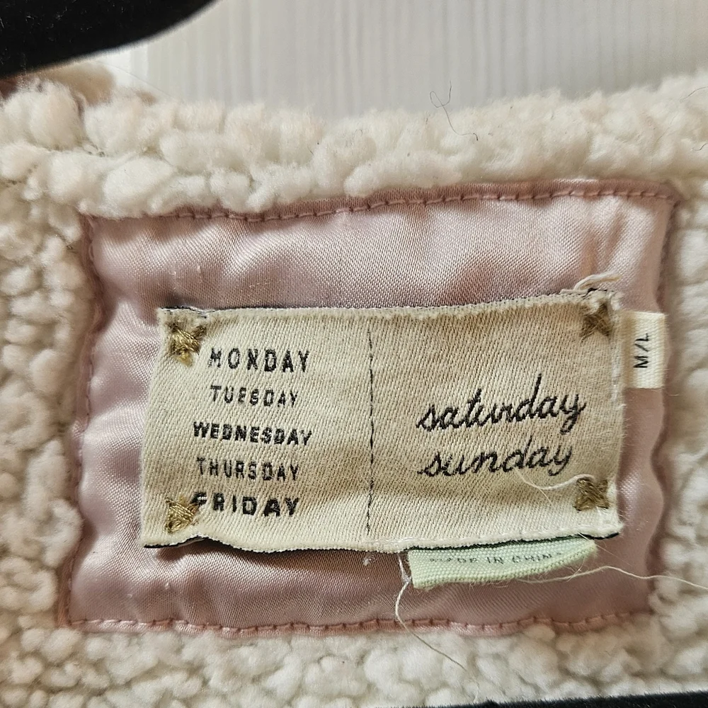 Anthropologie Saturday Sunday Plush Hooded Short Robe - Picture 10 of 11